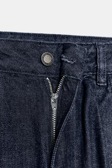 ZW COLLECTION MID-RISE BALLOON JEANS - Blue by Zara - Image 5
