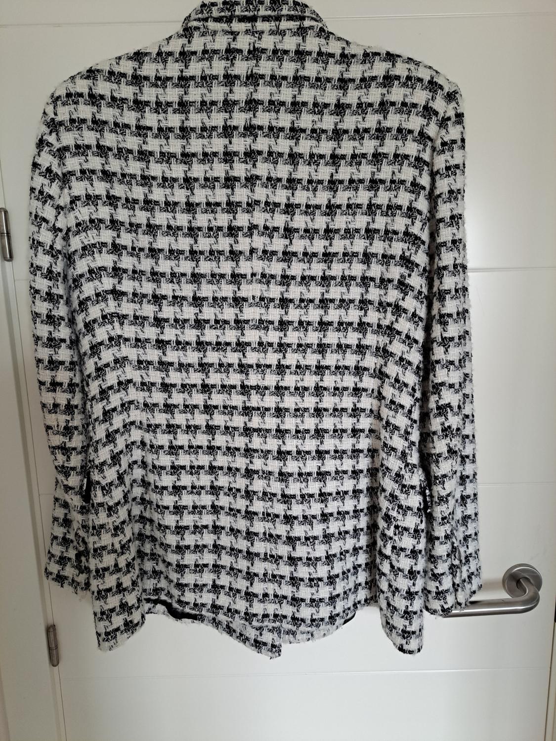 TEXTURED DOUBLE-BREASTED BLAZER - Image 4