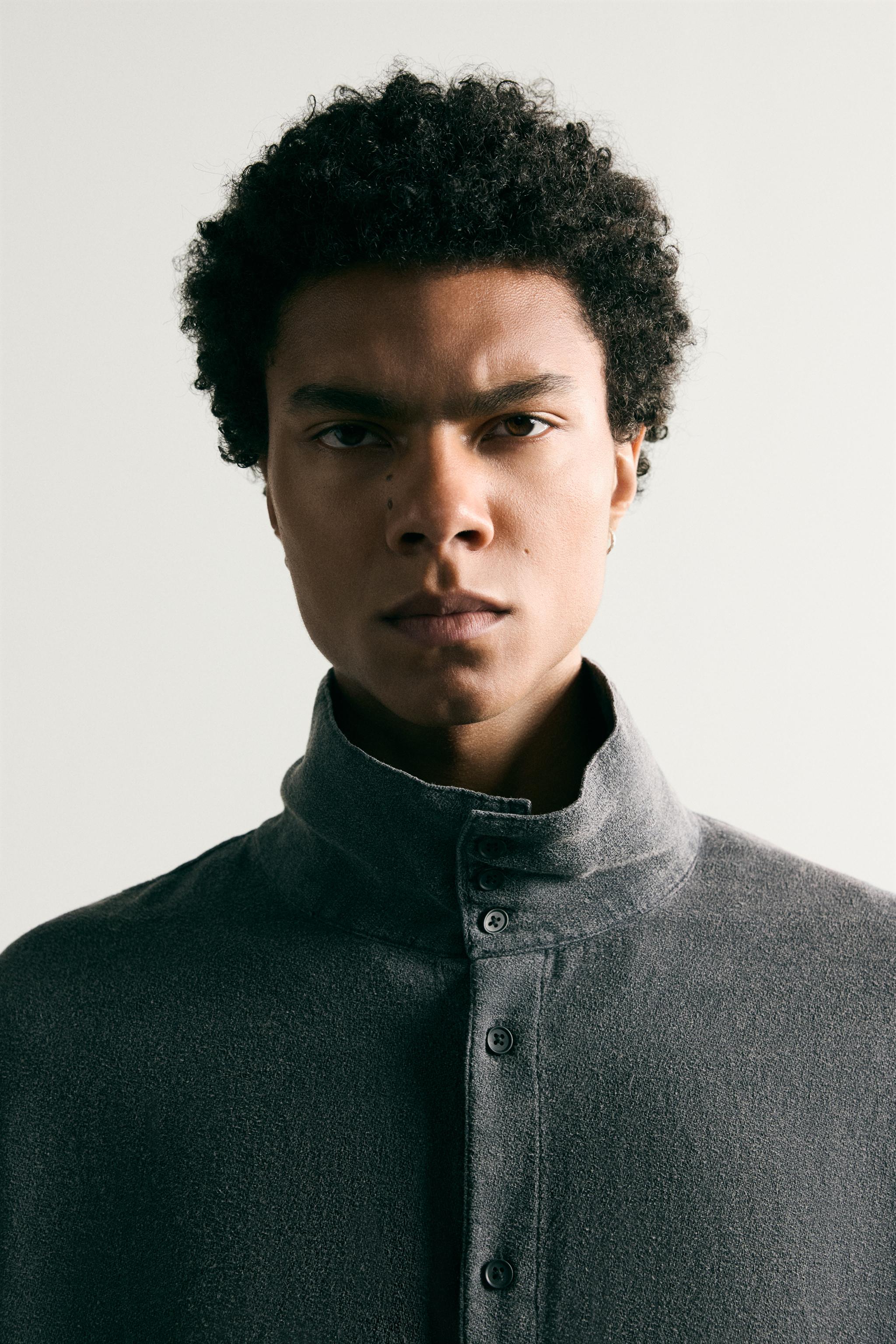 Мужские рубашки Zara VINTAGE WASH RELAXED FIT SHIRT — фото 5
