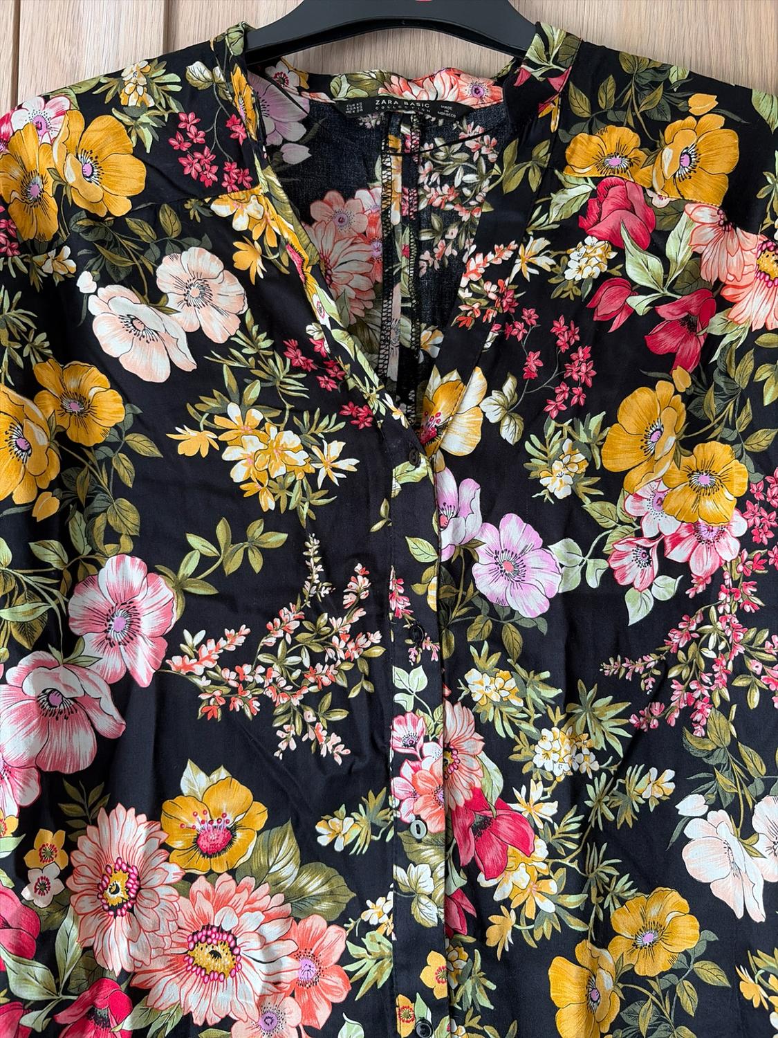 FLOWING FLORAL PRINT BLOUSE - Image 3