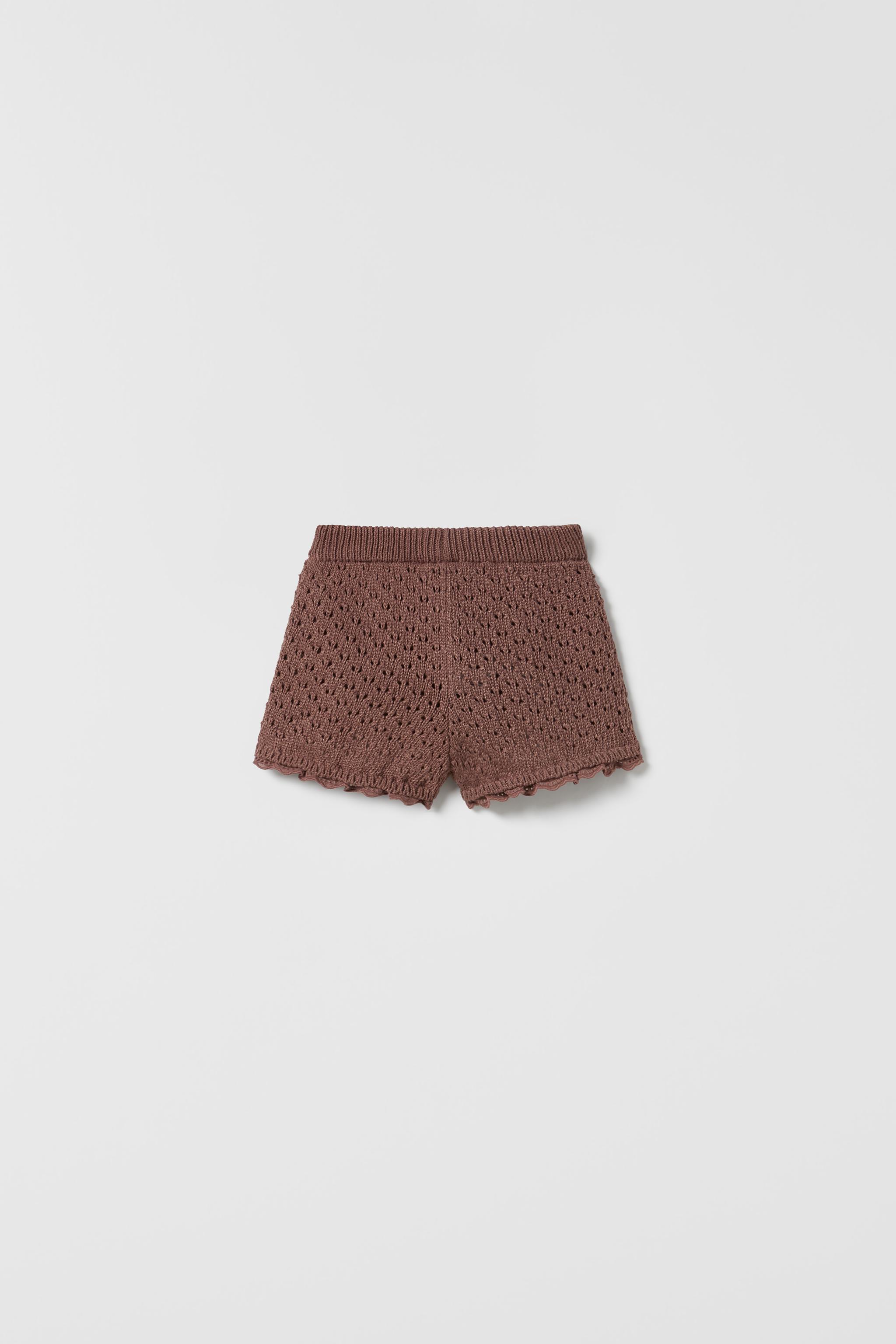 Zara store knit shorts