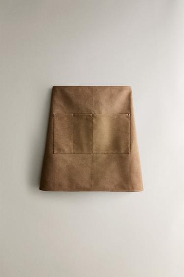 CANVAS APRON - Brown by Zara - Image 0