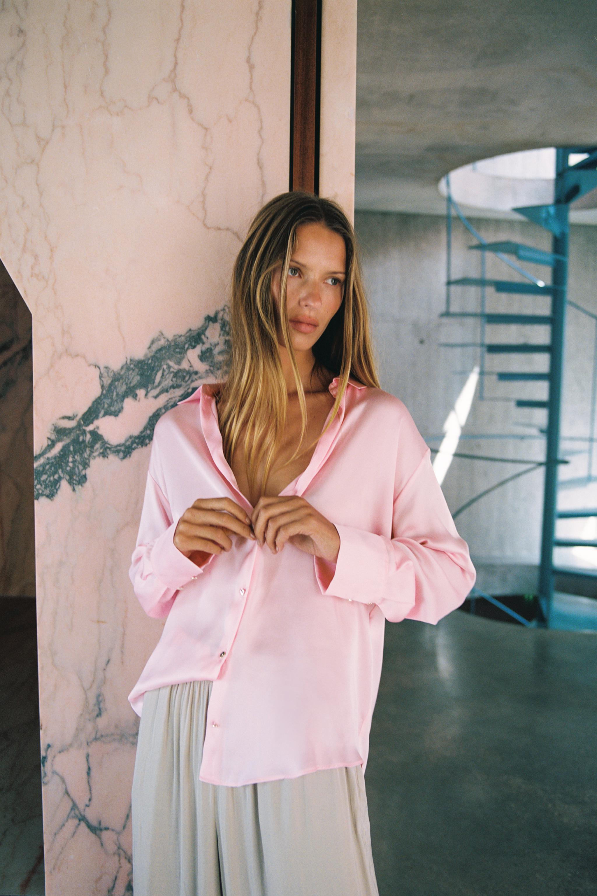 レディースサテンシャツ | ZARA