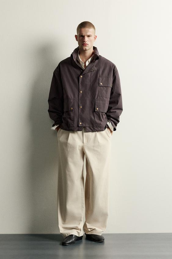 POCKETED PADDED PARKA - Burgundy by Zara - Image 0