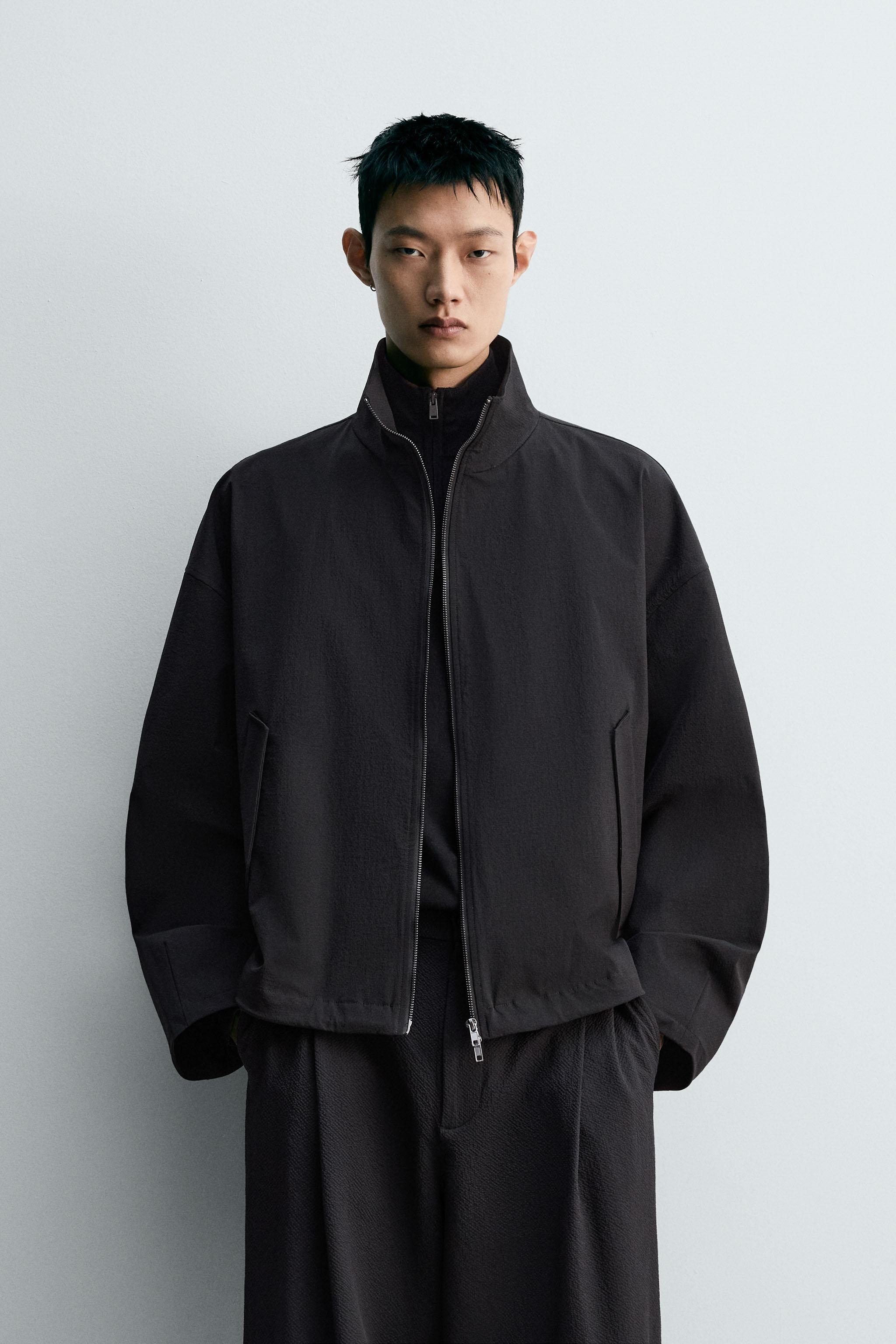 【あき】ZARA ザラ　マッチングボンバーコート　MA-1 ZARA - マッチングボンバーコートの通販 by にな❁｜ザラならラクマ