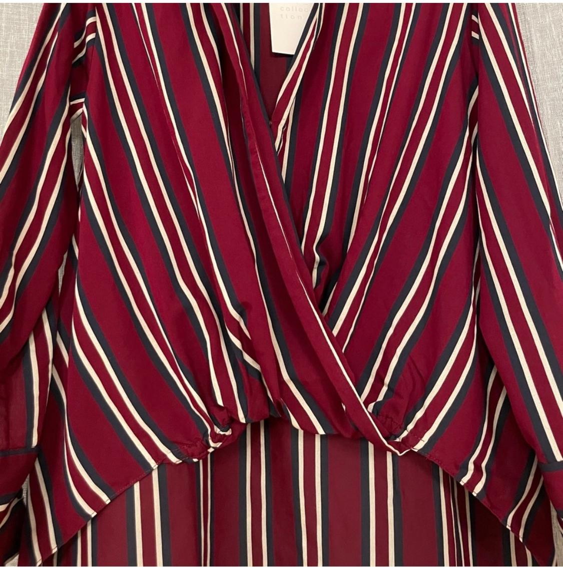 STRIPED WRAP TOP - Image 4