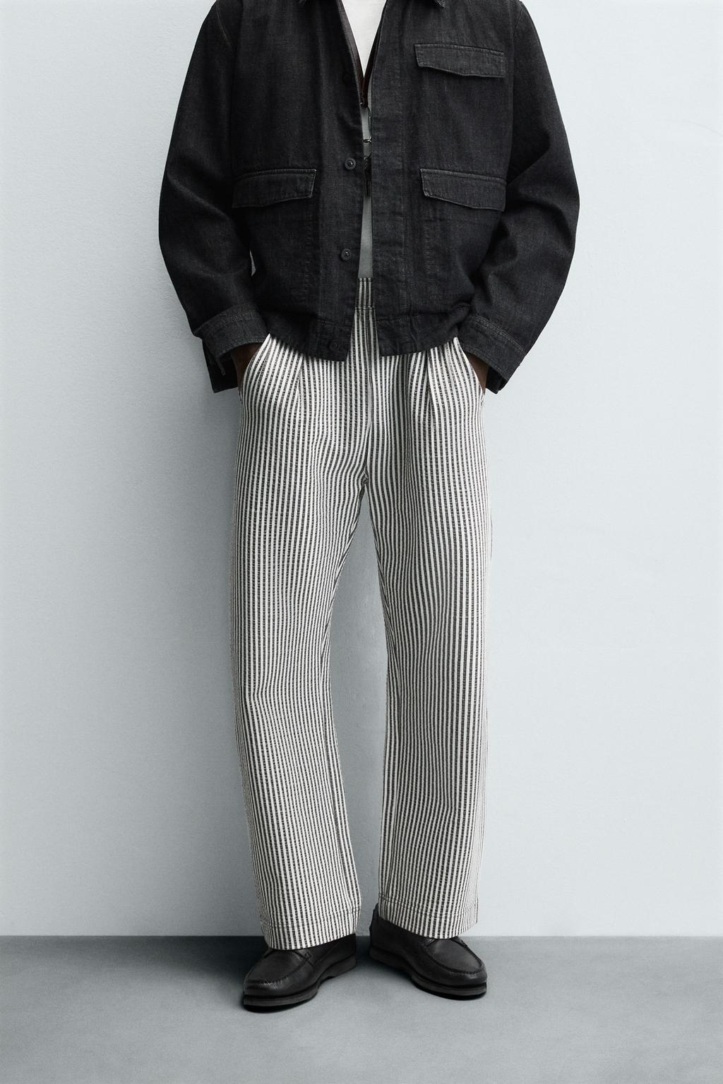 PANTALÓN SEERSUCKER RAYAS CONFORT