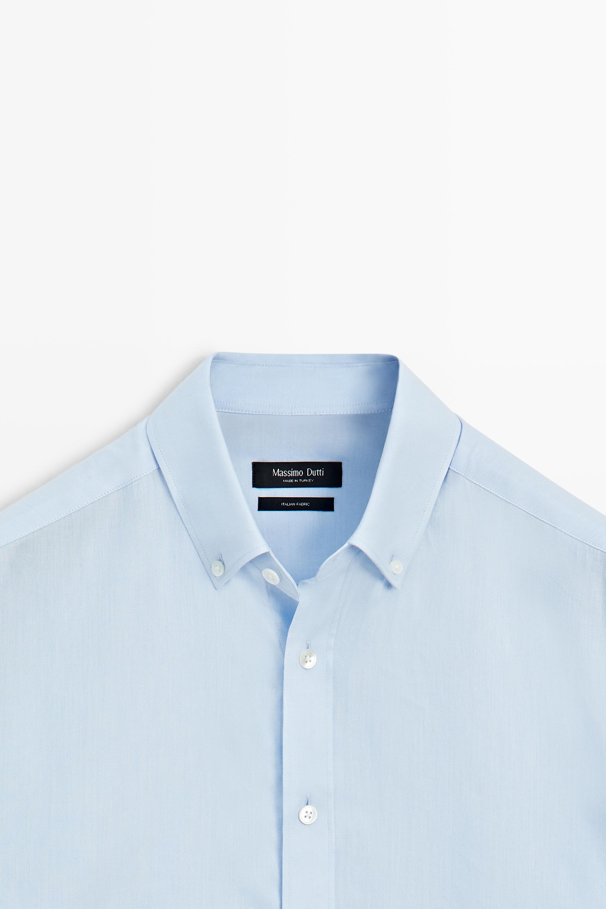 100% cotton twill regular fit shirt