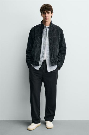 ΔΕΡΜΑΤΙΝΟ ΑΘΛΗΤΙΚΟ ΠΑΠΟΥΤΣΙ BAREFOOT - Λευκό του Zara - Εικόνα 0