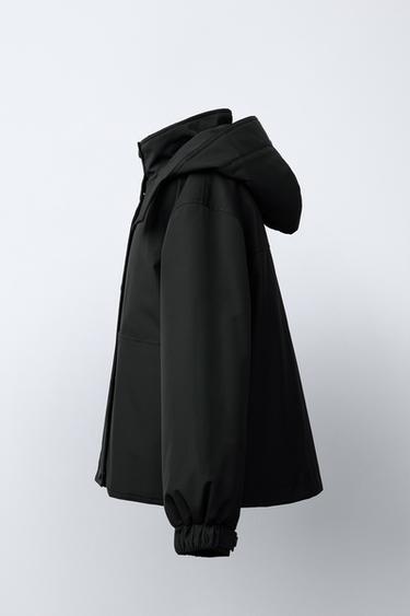QUILTED PARKA - Black by Zara - Image 2