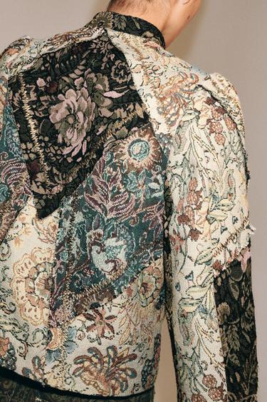 ZW COLLECTION JACQUARD JACKET — Multicolored 1