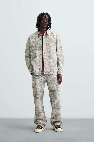 CONJUNTO ESTAMPADO ABSTRACTO - de Zara