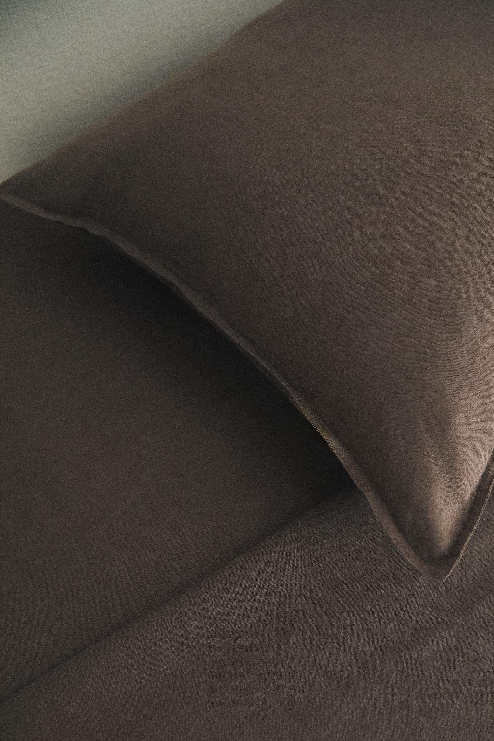 WASHED LINEN FITTED SHEET | 11.8" THICK (140 GXM²)