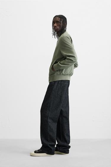LIGHTWEIGHT BOMBER JACKET - Light khaki by Zara - Image 3