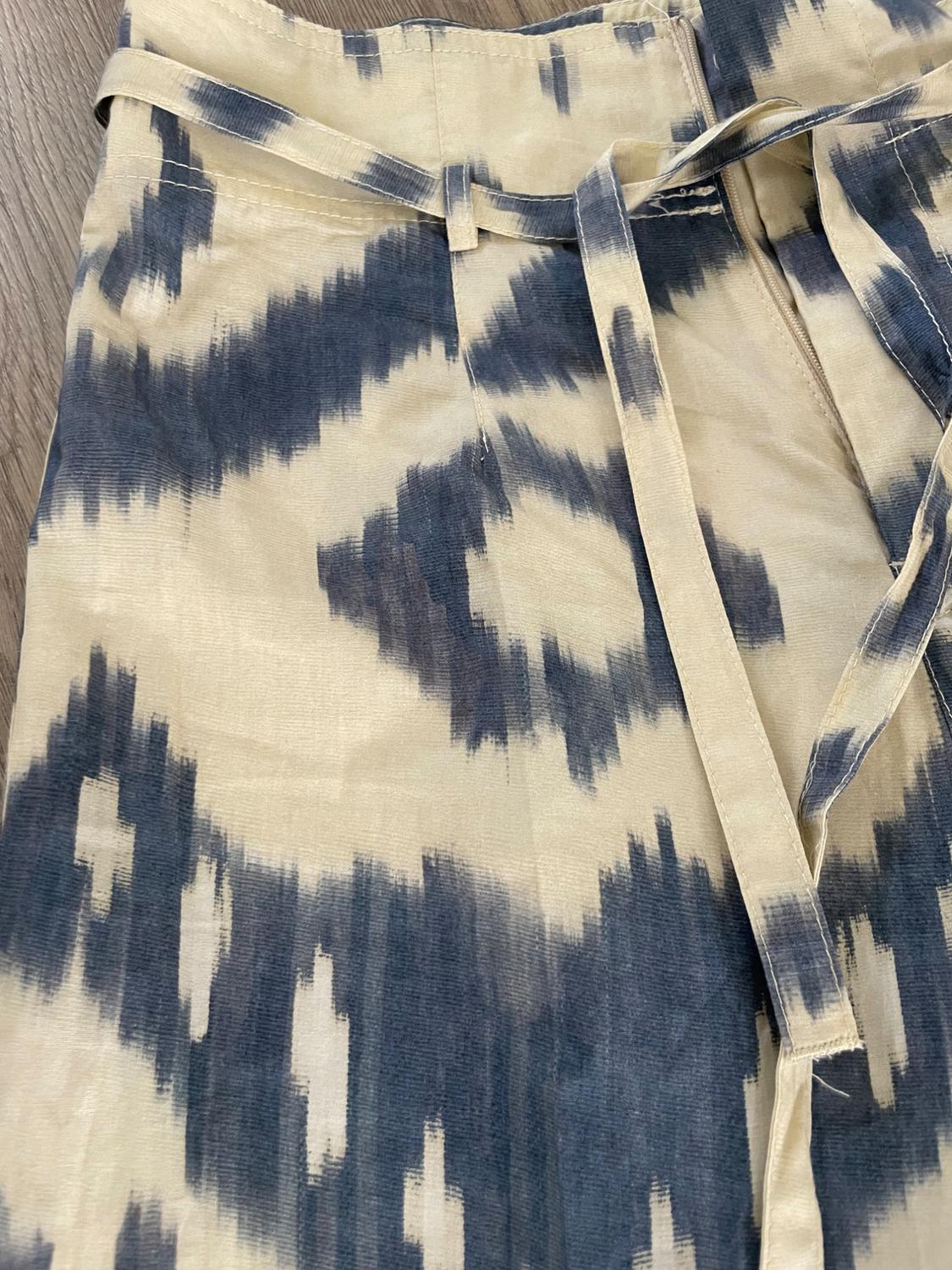 BELTED PRINTED PANTS - Image 2