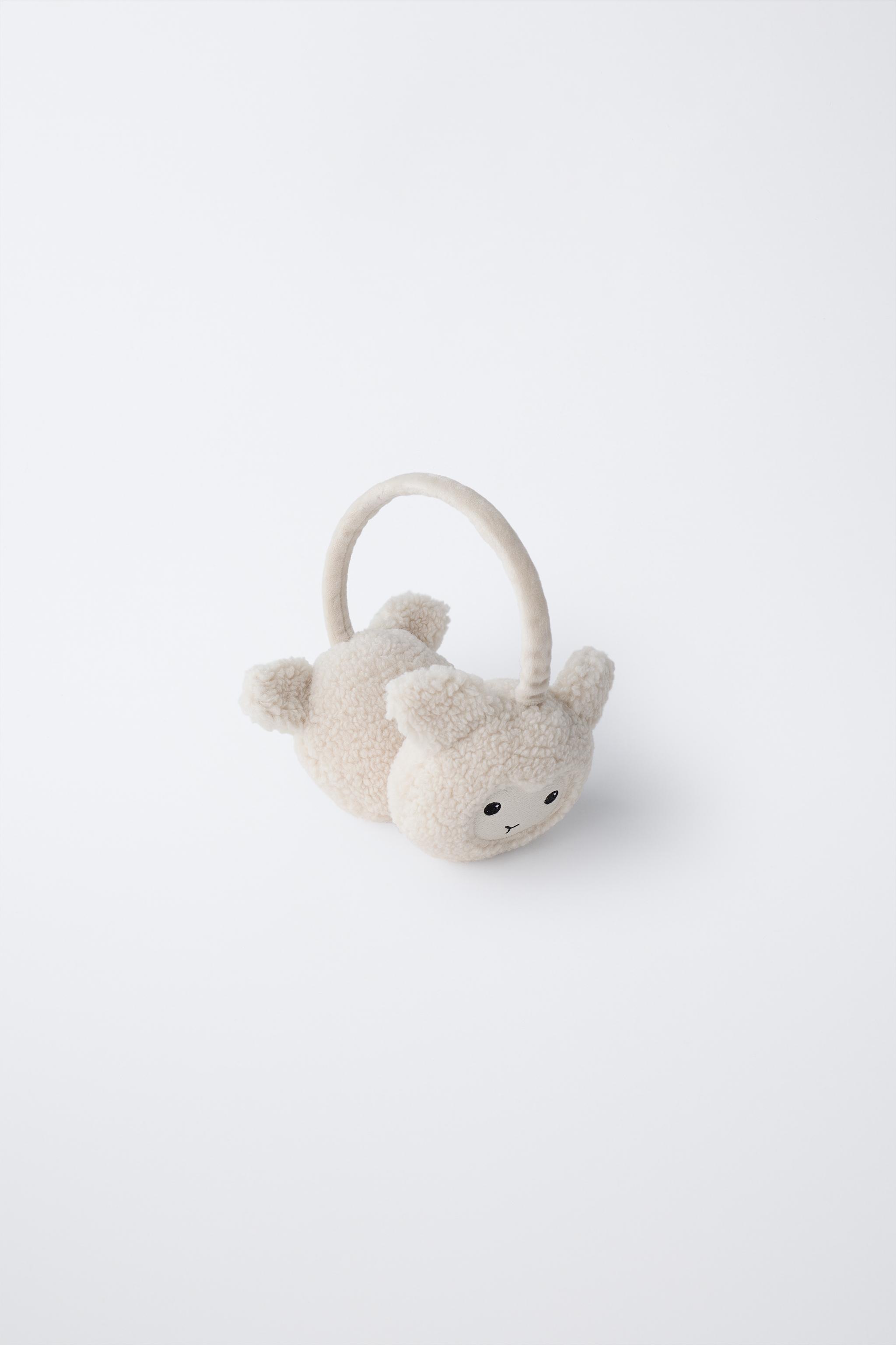 SHEEP FAUX SHEARLING EAR MUFFS