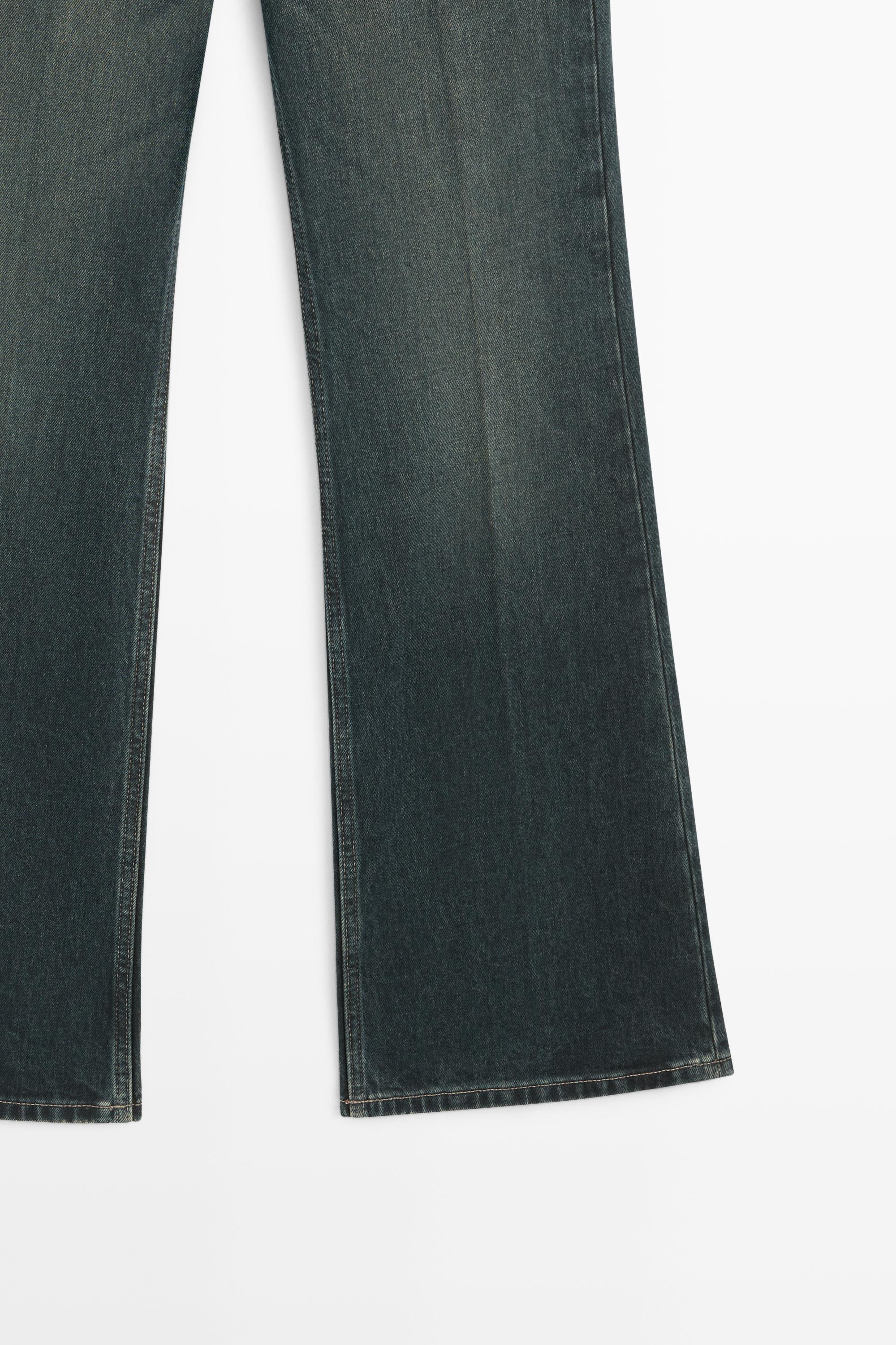 Jean flare taille moyenne