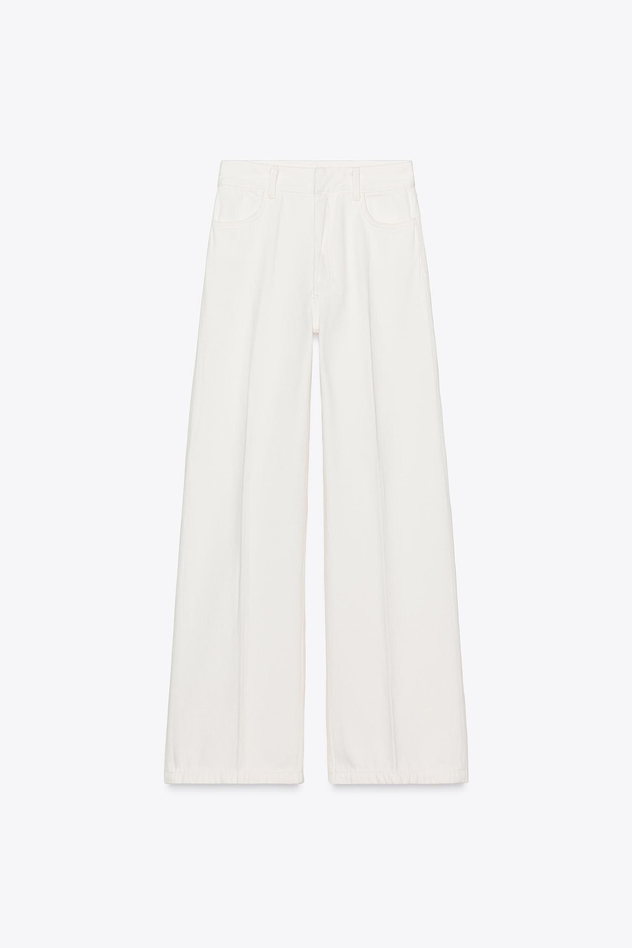ZW COLLECTION HIGH-WAIST WIDE-LEG JEANS