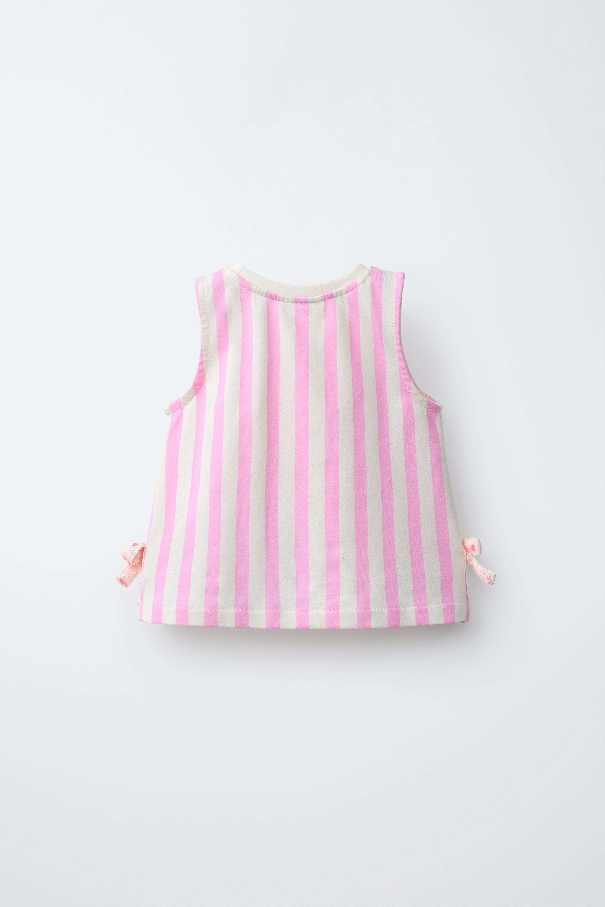 STRIPED BOW T-SHIRT