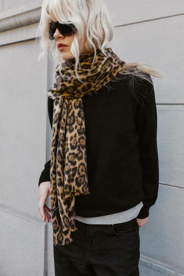 ANIMAL PRINT SCARF — Leopard 1