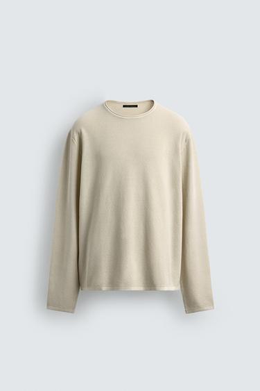 JERSEY ESTRUCTURA LAVADO - Crudo de Zara