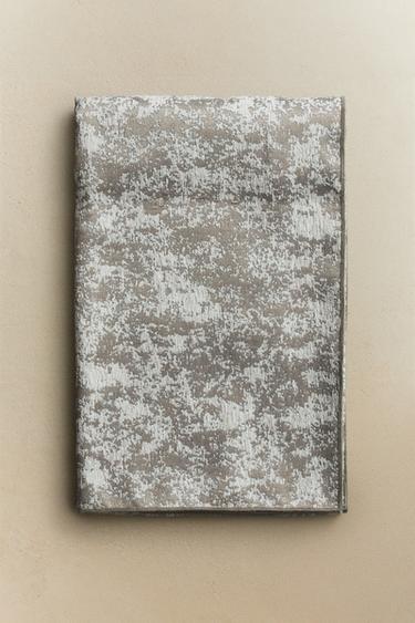 FLORAL JACQUARD THROW - Silver by Zara - Image 5