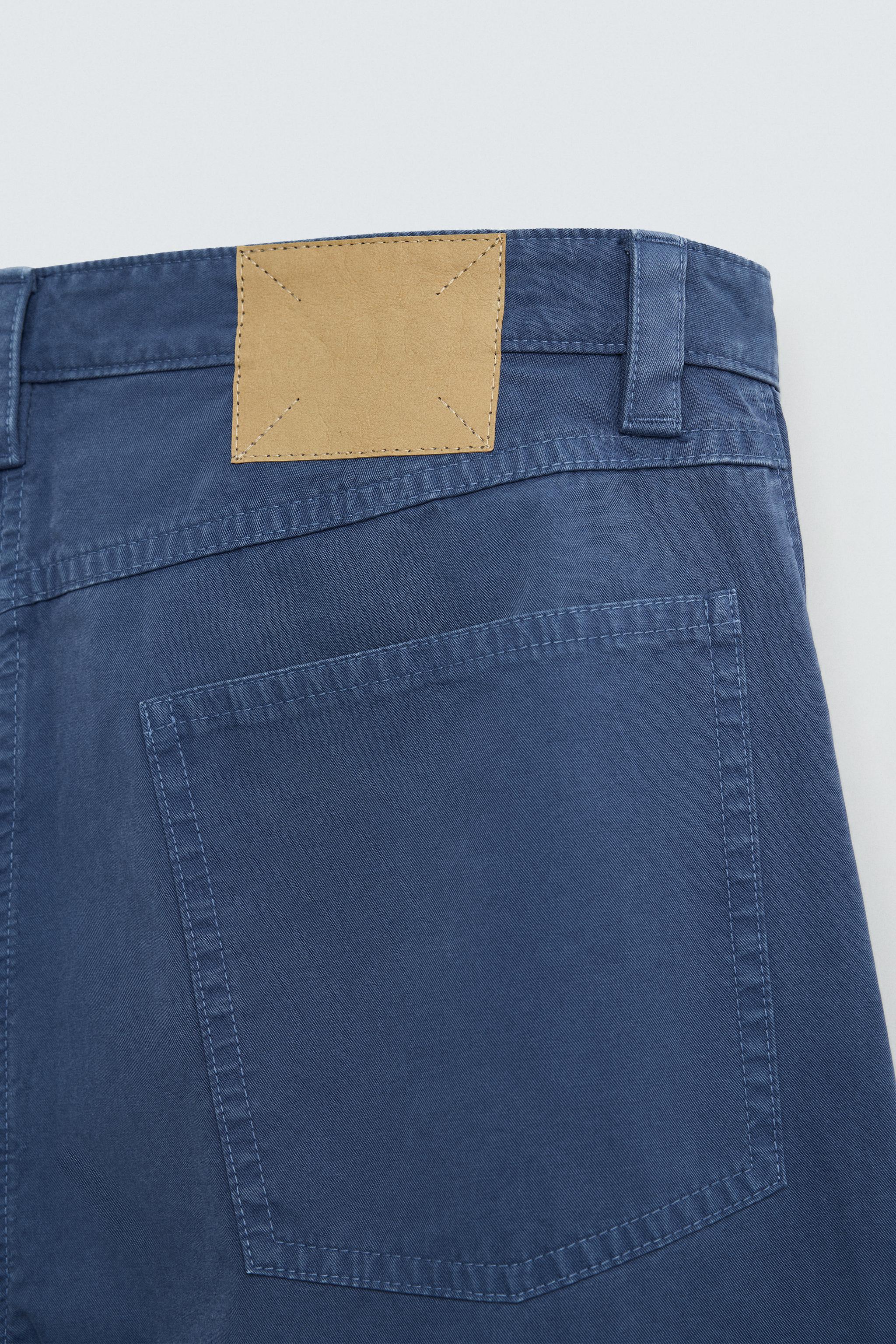 PANTALON STRAIGHT FIT DÉLAVÉ