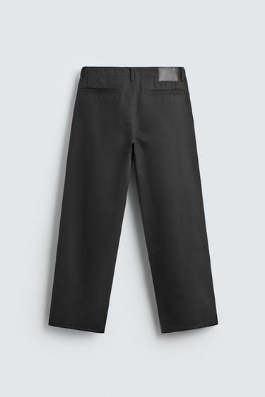 RELAXED FIT JEANS WITH POCKETS - Charcoal by Zara
