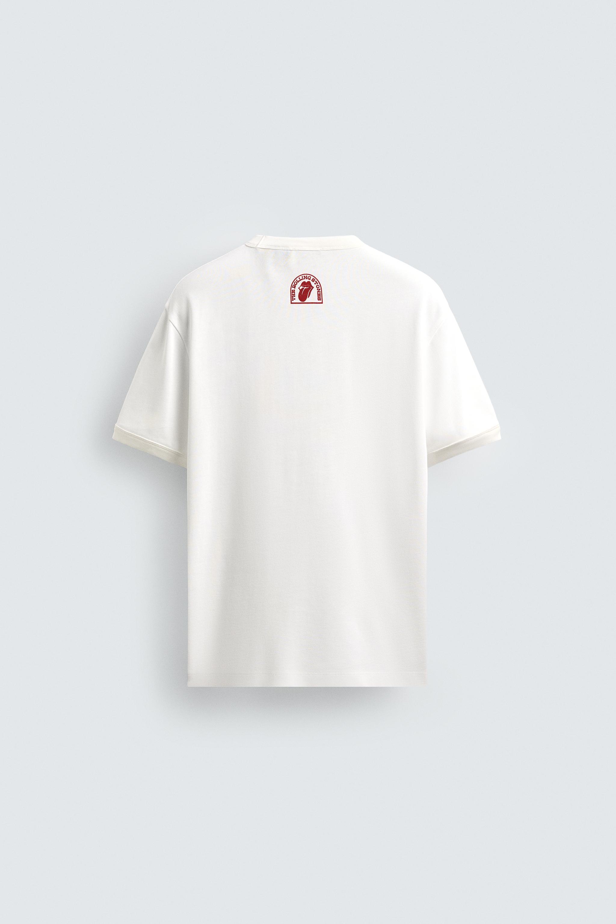 THE ROLLING STONES ® T-SHIRT - Oyster-white | ZARA United States