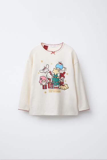 6-14 ANS/ PYJAMA HELLO KITTY AND FRIENDS © SANRIO - Rouge de Zara - Image 1