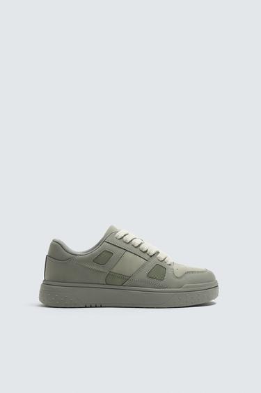 ZAPATILLA ESTILO RETRO - Verde agua de Zara
