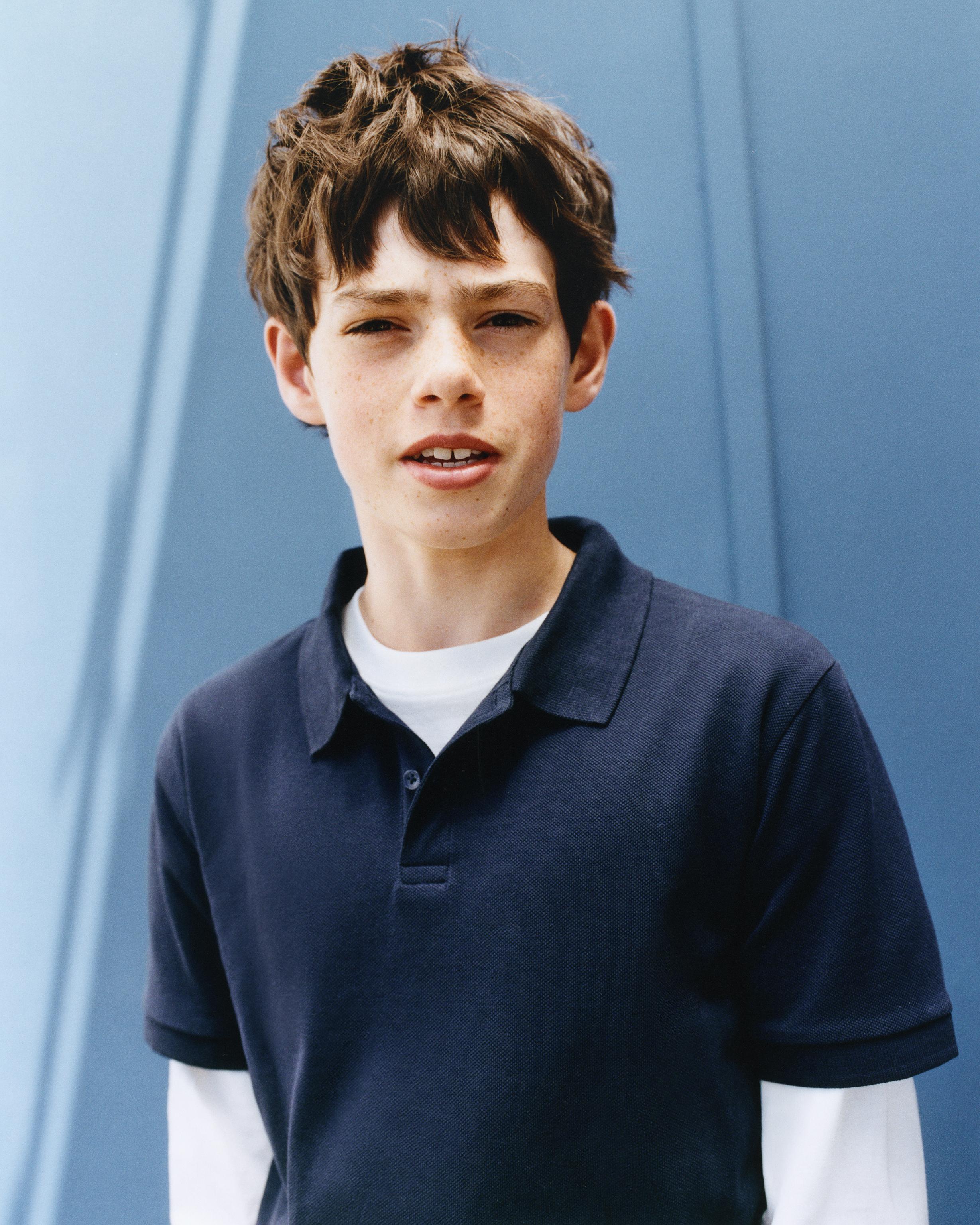 BASIC PIQUÉ POLO — Blue