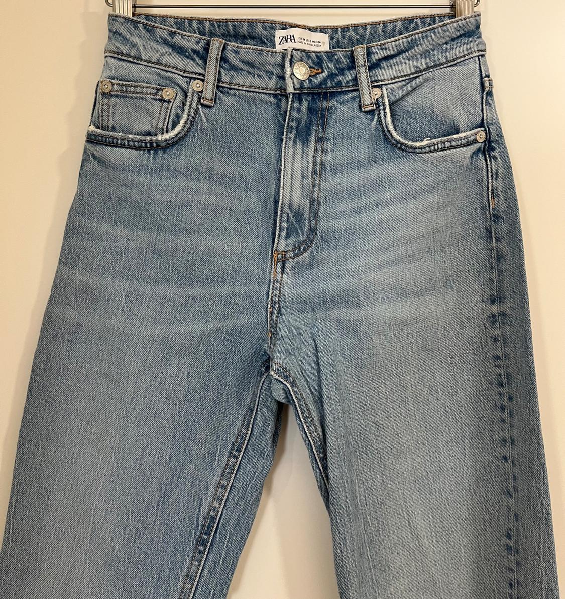 SLIM-FIT SPLIT-HEM TRF JEANS - Image 4