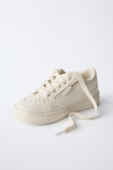 TENNIS OU BASKET AJOURÉS - Blanc de Zara - Image 2