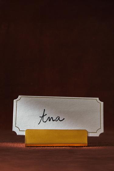 PACK MARCASITIOS TARJETA NAVIDAD (PACK DE 12) - Oro de Zara - Imagen 0