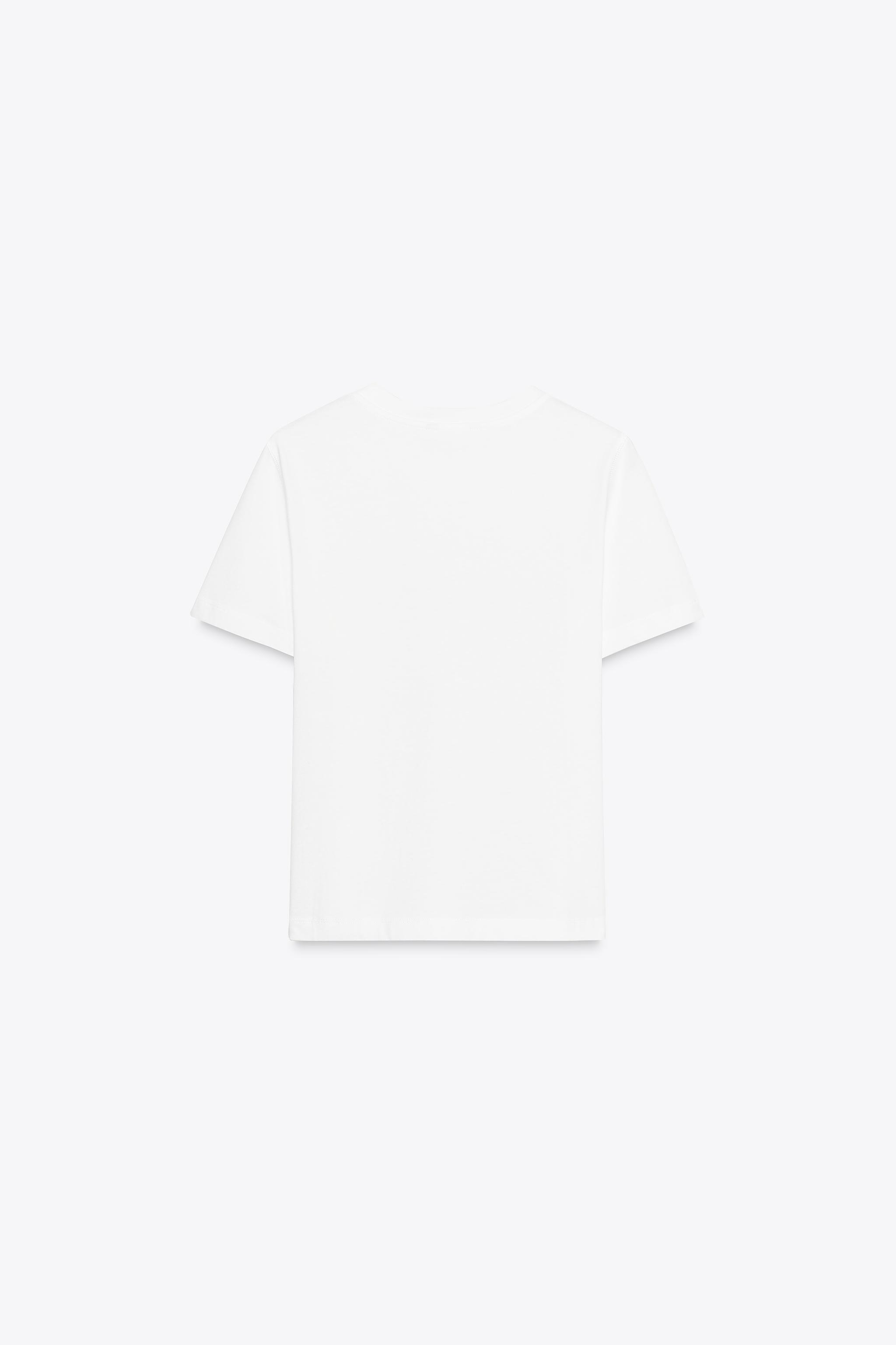 【ZARA】キャットテキストTシャツ | 1165/153/250 キャットテキストTシャツ - ホワイト | ZARA Japan / 日本