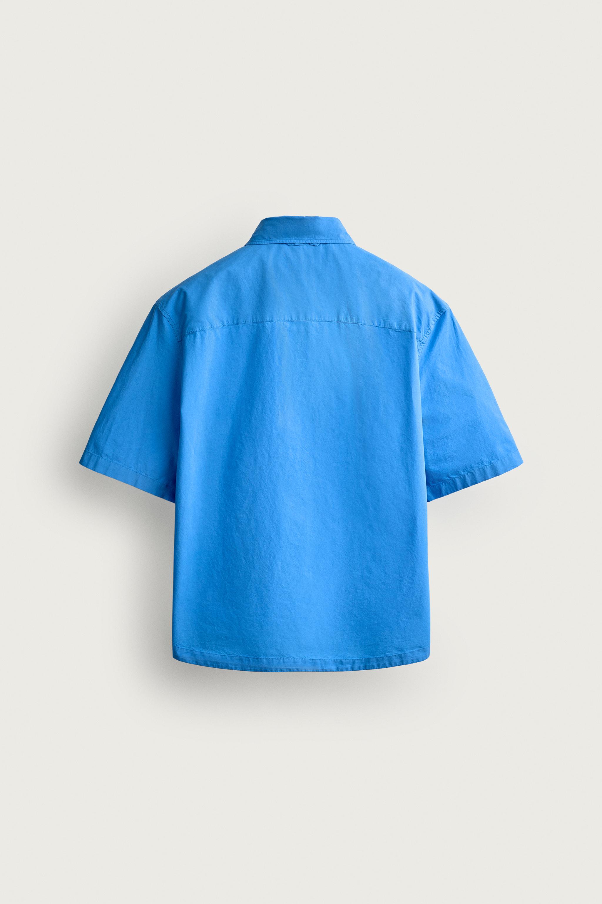 RELAXED FIT POPLIN SHIRT
