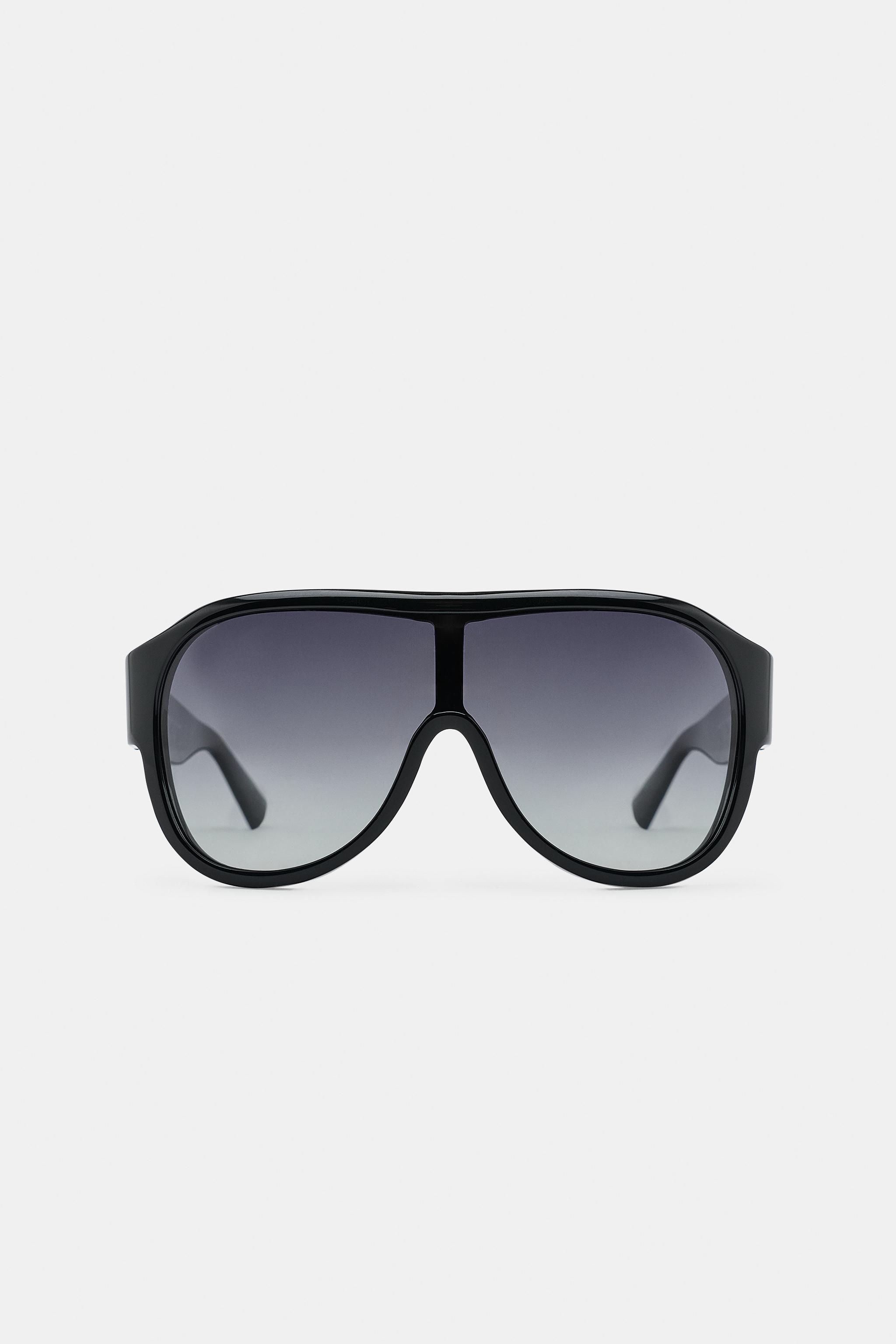 AVIATOR SHIELD SUNGLASSES