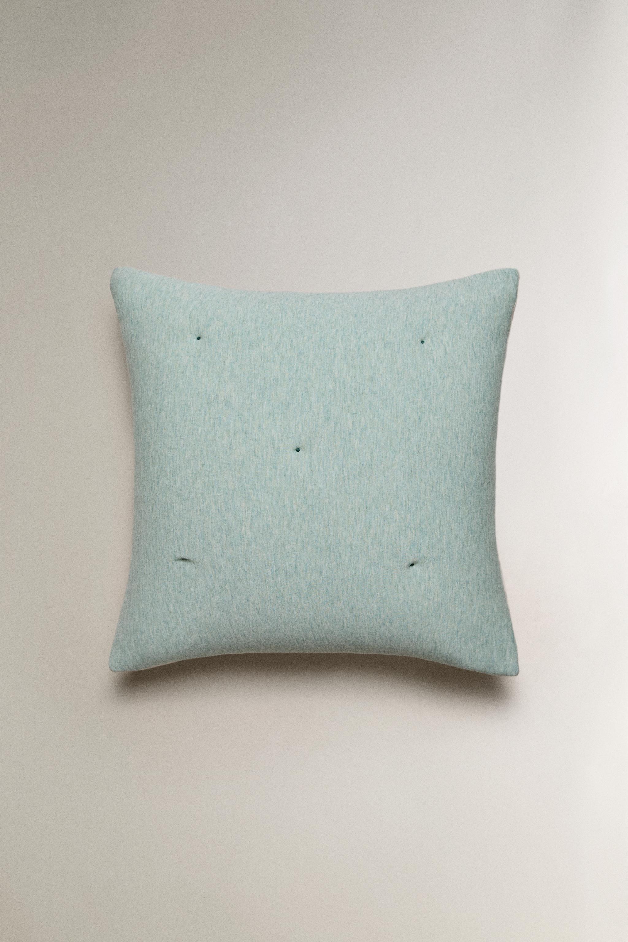 REVERSIBLE KIDS' JERSEY THROW PILLOW COVER