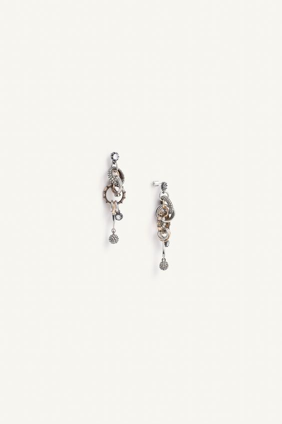 BOUCLES D'OREILLES COMBINÉES BIJOUX ÉDITION LIMITÉE - Or / Argent de Zara - Image 1