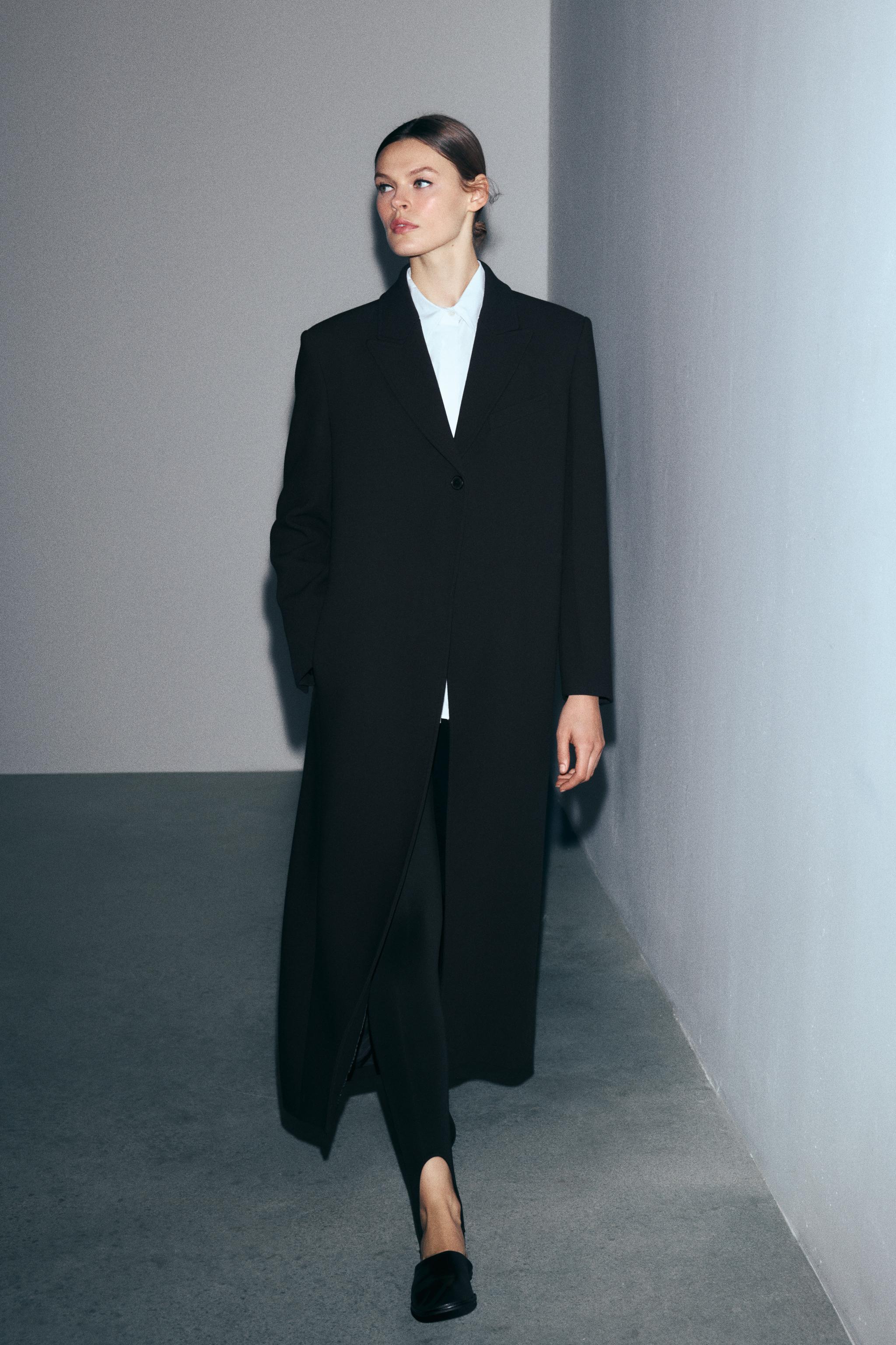 ★新品　予約販売　イシカワラボ　ダンボールブラック ロングコート フリー黒 ライトウールリバー ロングコート(コート)｜EPOCA(エポカ)の