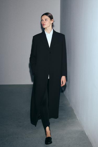 ABRIC ENTALLAT BOTÓ ZW COLLECTION - Negre de Zara