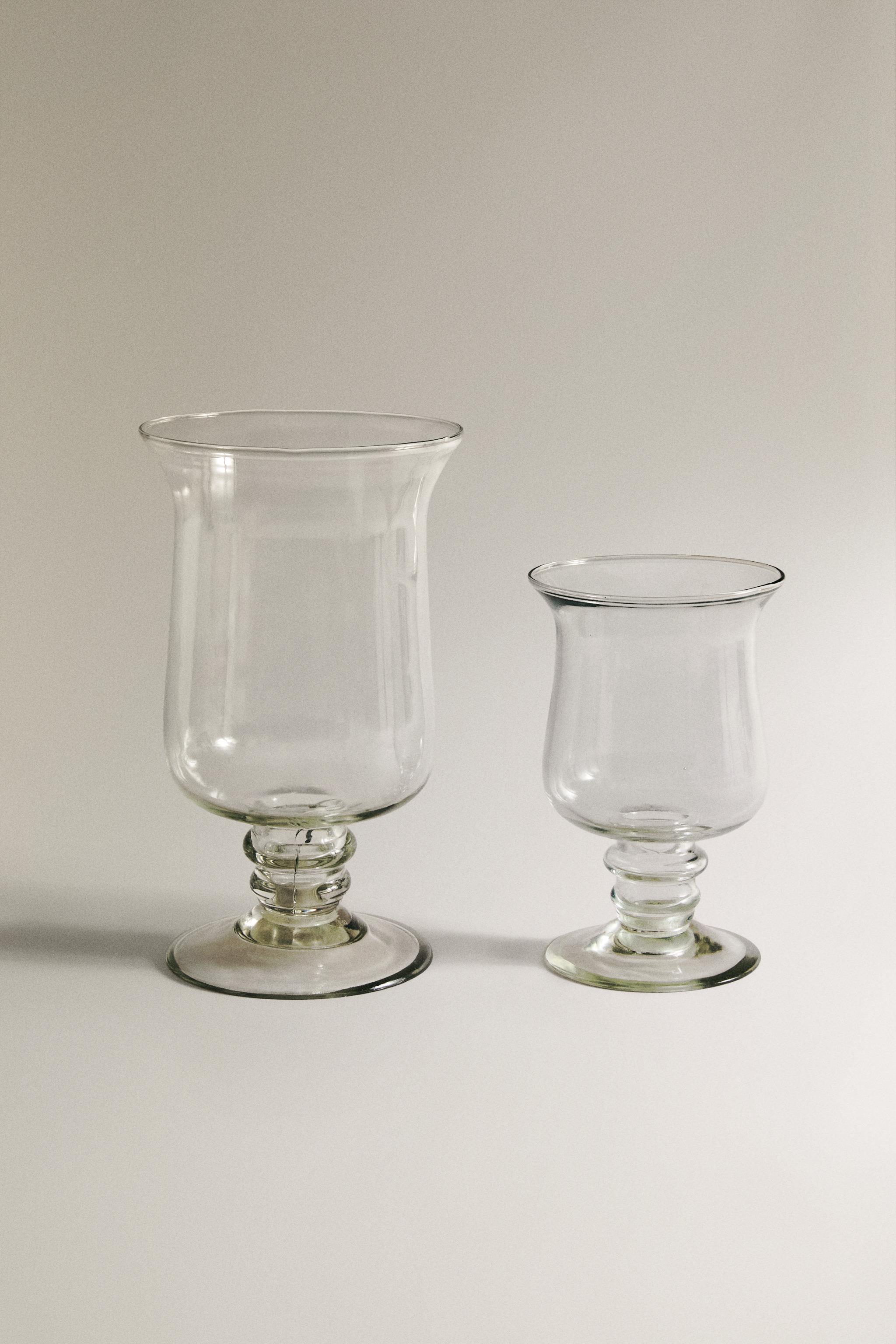 GLASS GOBLET VASE