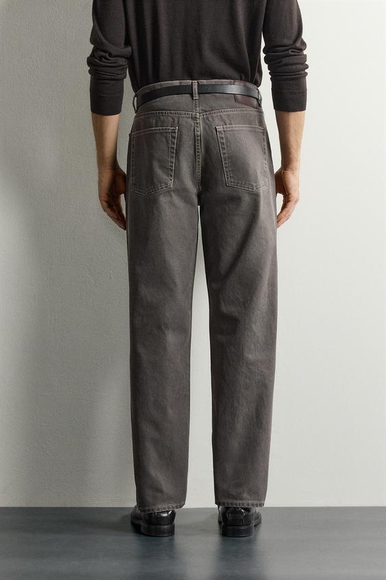 PANTALON STRAIGHT FIT - Marron de Zara - Image 2