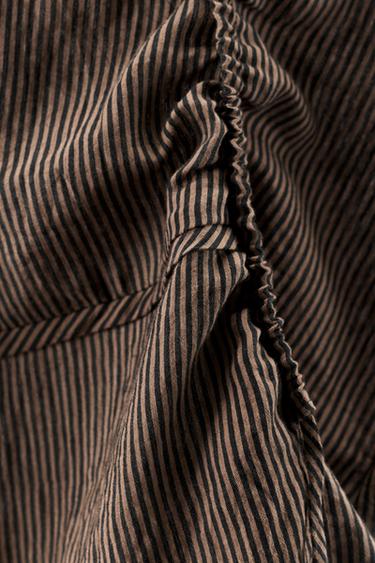 Zara STRIPED ASYMMETRIC TOP - 178