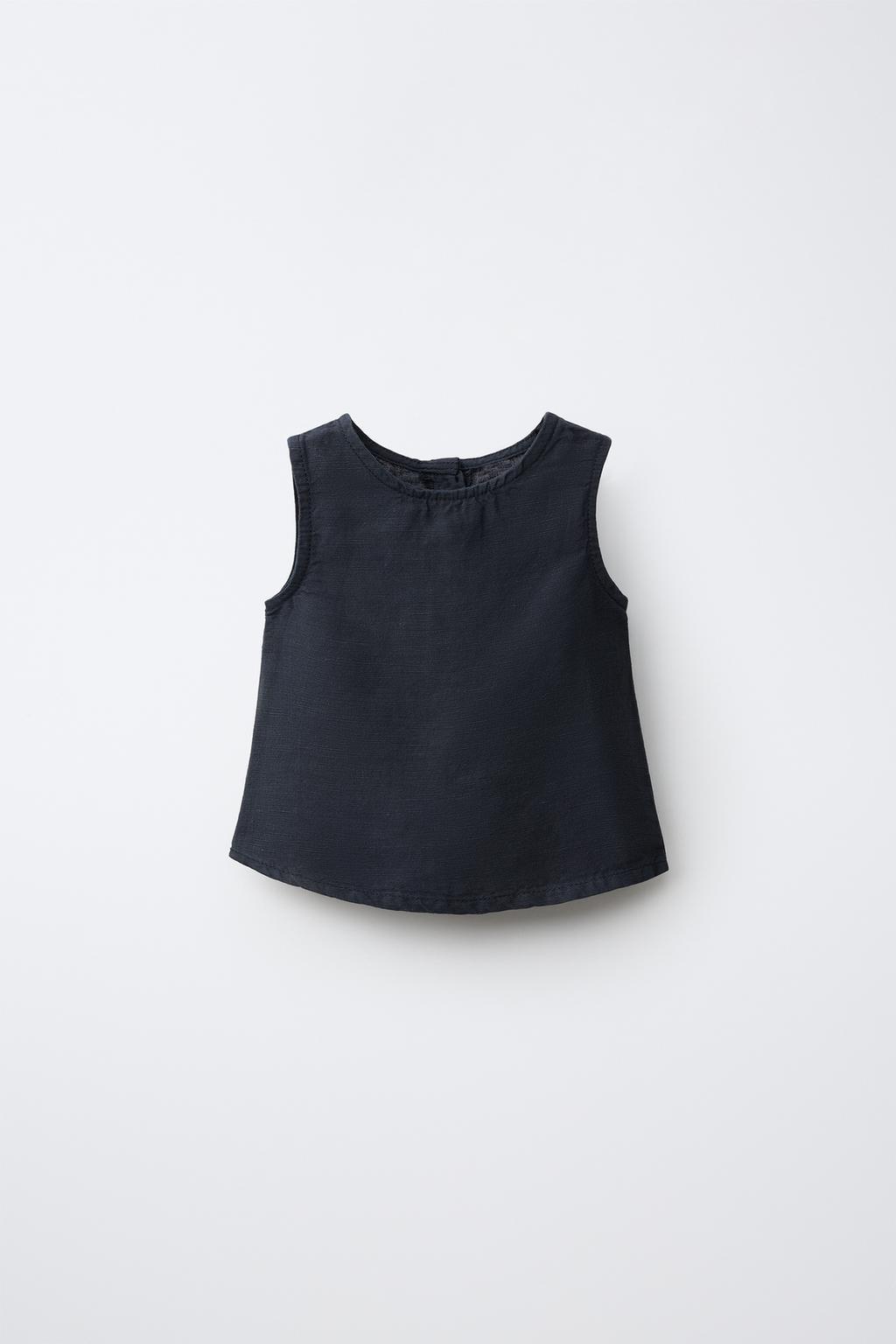 LINEN BLEND TOP