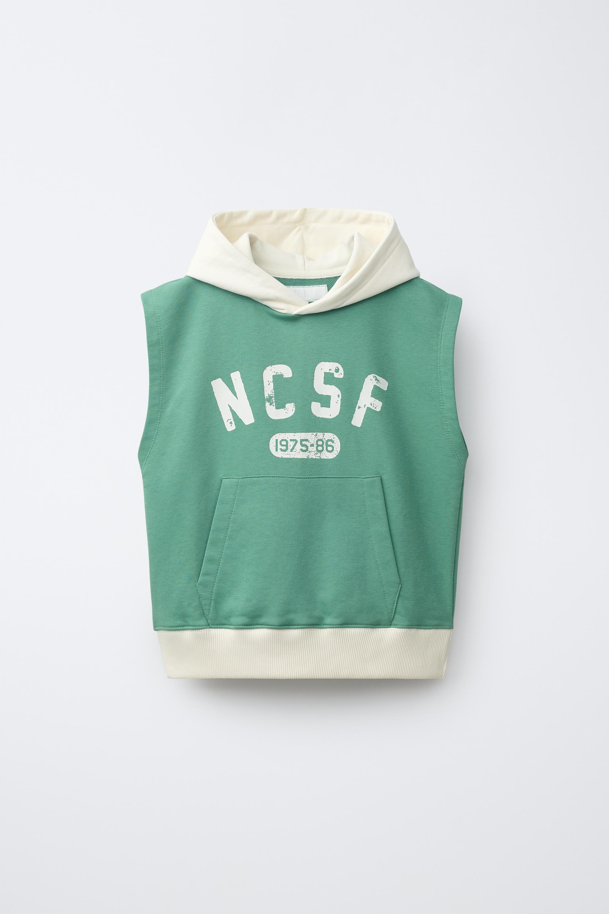Детские жилеты Zara HOODED JOGGING VEST — фото 2