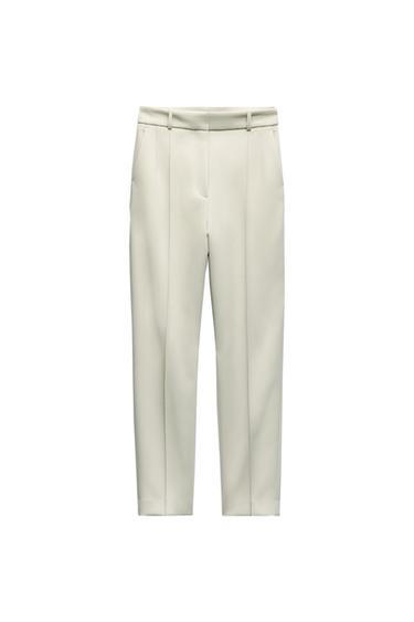 HIGH-WAIST TROUSERS