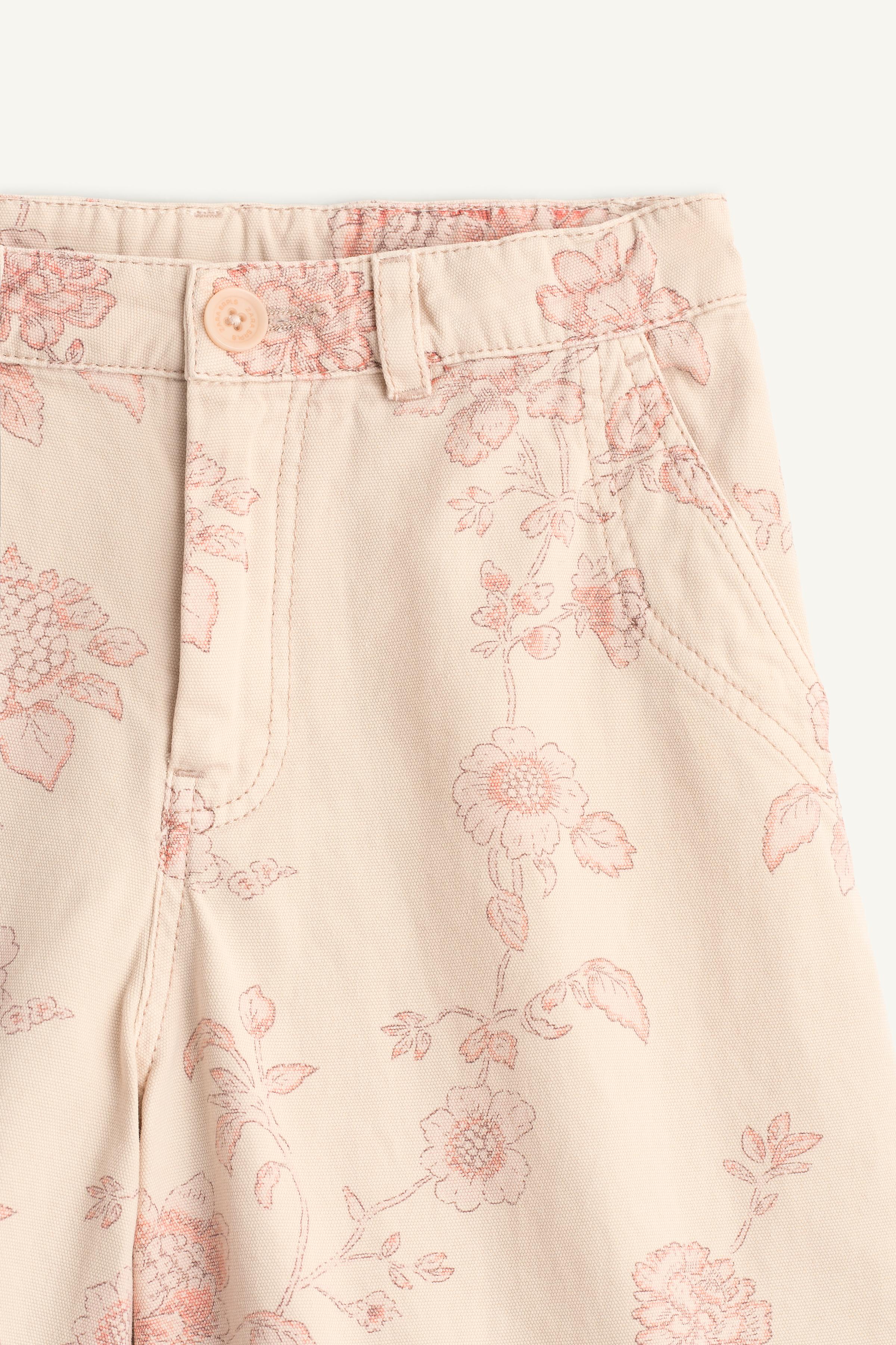 Детские шорты Zara FLRS SHRT — фото 6
