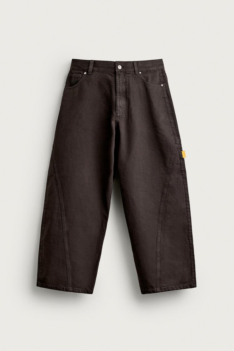Pantalon balloon fit costuras